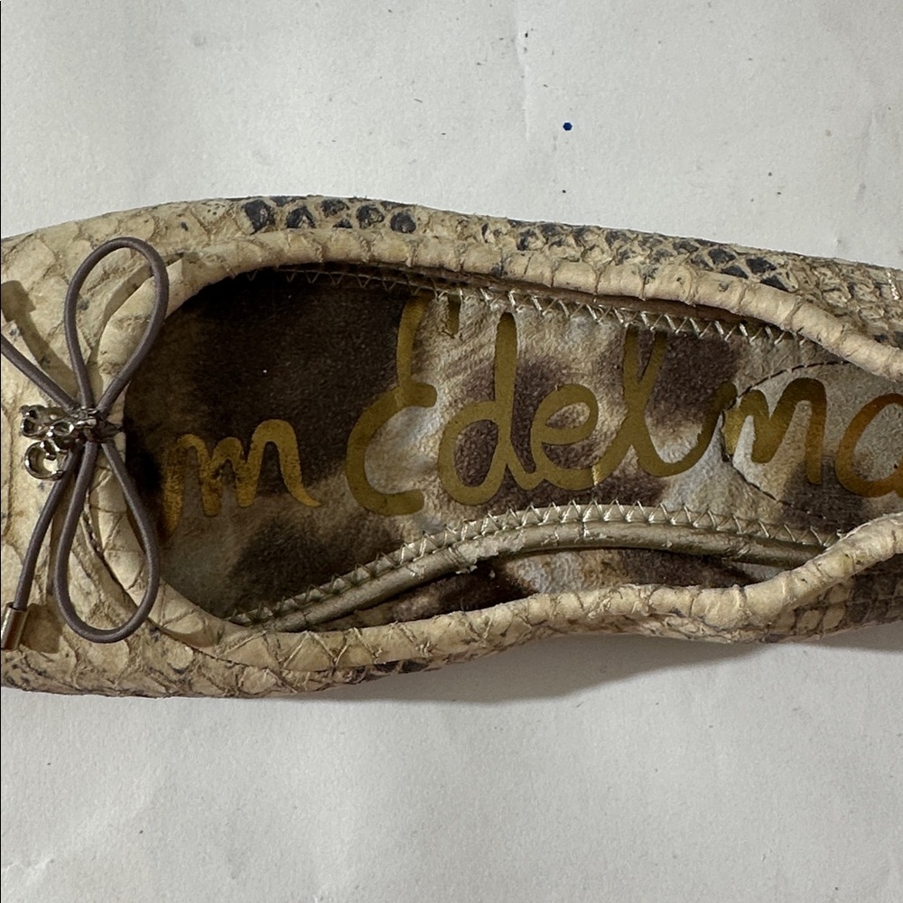 Sam Edelman Elegant Snakeskin Patterned Ballet Fl… - image 4